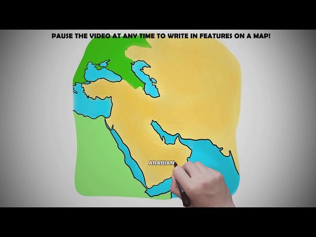 Geography of Arabian Peninsula & Early Islam Lesson by Instructomania A History Channel for Students