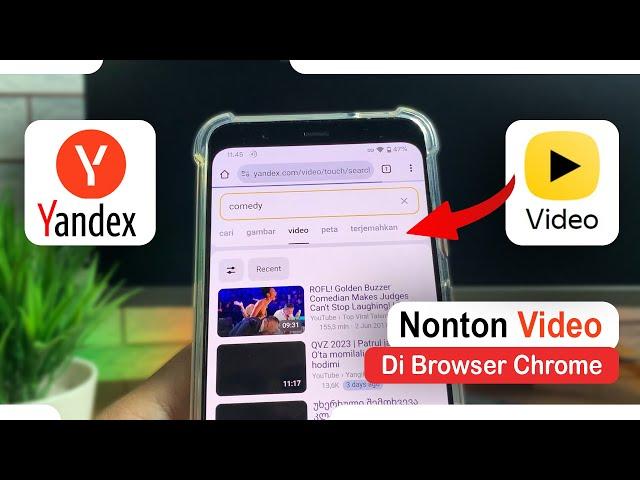 Cara Terbaru Nonton Video Di Yandex Pada Browser Chrome Android