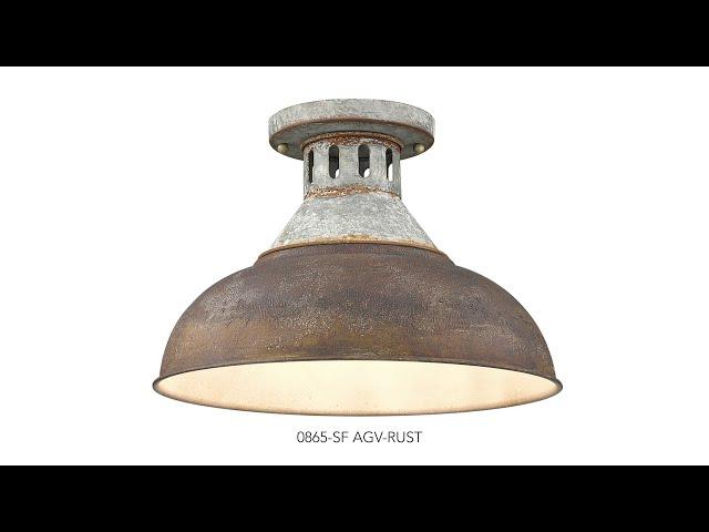 Vintage Light Fixtures | Antique Lighting | Kinsley by Golden Lighting