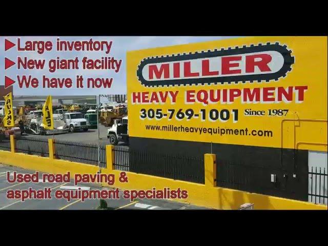 Miller heavy equipment exporter used paving equipment export Miami