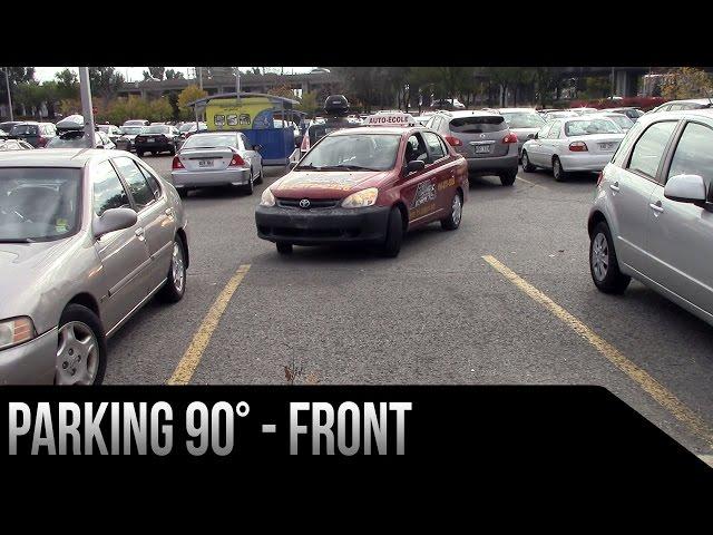 Parking 90 degrees - Front