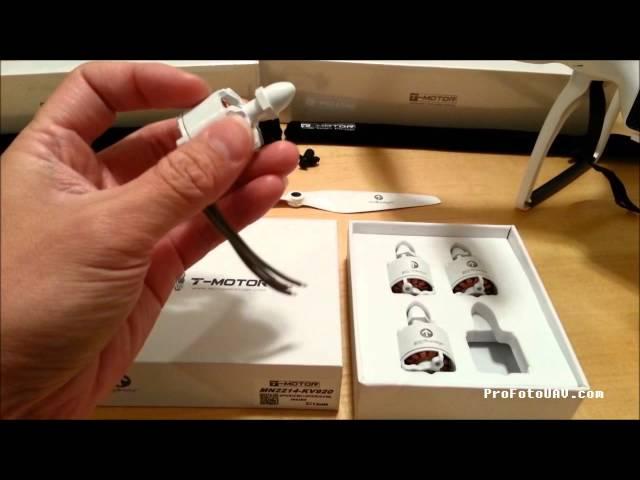 T-motor Anti-Gravity DJI Phantom Performance Motor Set Quick Look
