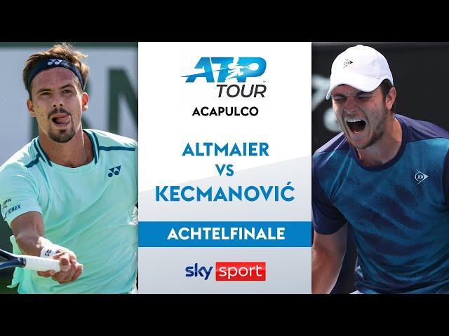 Altmaier  - Kecmanović  - Achtelfinale | Abierto Mexicano Telcel Acapulco 2025 | Highlights