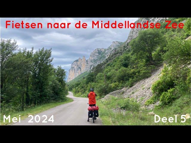 Fietsen naar de Middellandse Zee, groene weg, mei 2024 deel  5