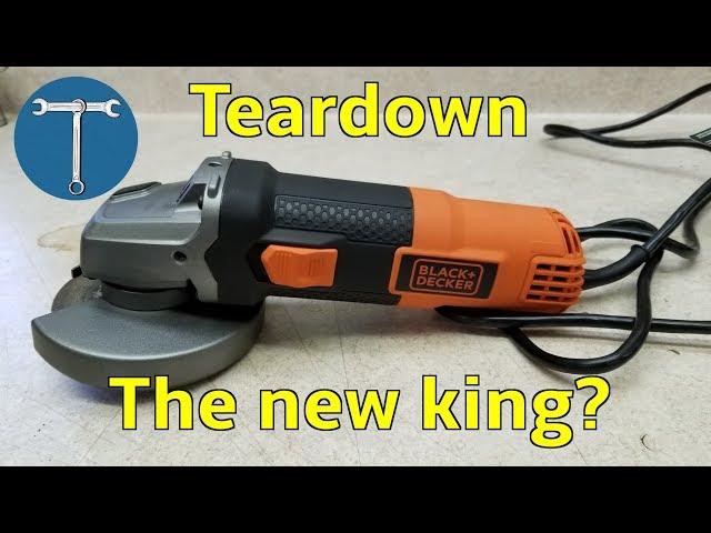 The best cheap angle grinder? Black and Decker BDEG400 teardown and review