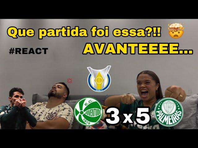 REACT REAÇÕES JUVENTUDE x PALMEIRAS