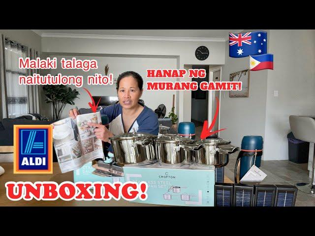 MAY BAGO TAYONG GAMIT PANGKUSINA AT MURANG SOLAR LIGHTS/UNBOXING ITEMS FROM ALDI STORE