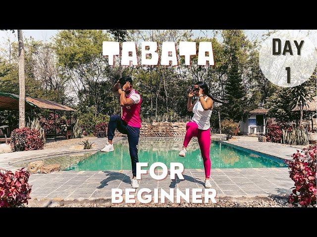 4 MINUTE FAT LOSS - TABATA HIIT WORKOUT | Day 1