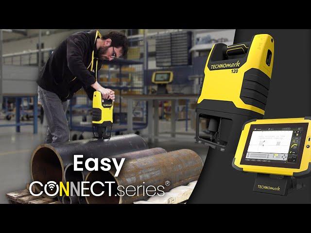 Easy - Connect.series : Portable and wireless dot peen marking machine by Technomark