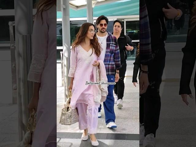 #sidharthmalhotra #kiaraadvani arrive in #delhi for their first #diwali #shortsvideo #shorts #short