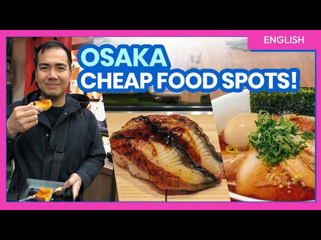 9 OSAKA Budget-Friendly Restaurants & Food Spots (Extended Version!) • ENGLISH • The Poor Traveler