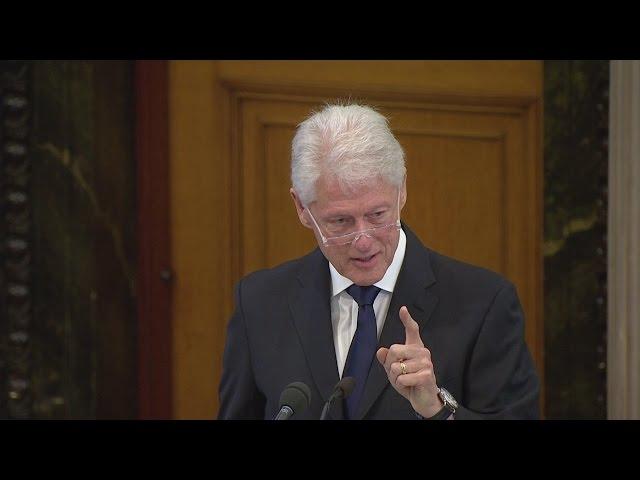 Full speech: Bill Clinton's eulogy for Martin McGuinness