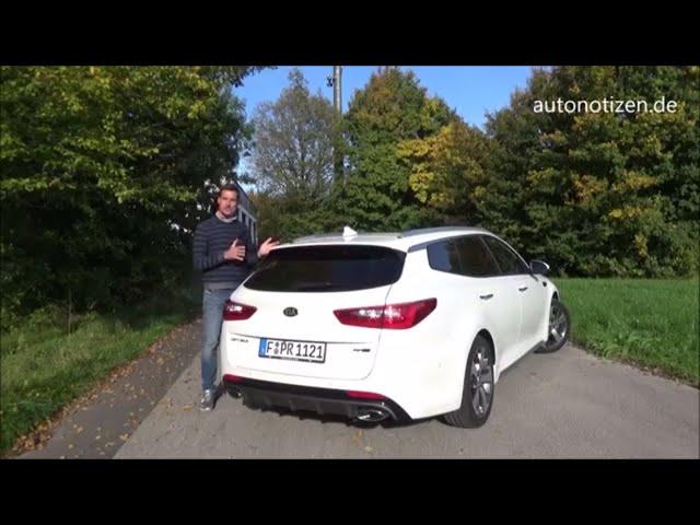 Kia Optima Sportswagon 1.7 CRDI GT Line 2017 / 2018 Review, Test, Fahrbericht