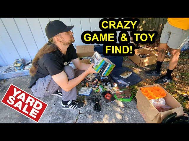 Spent $600 at a Yard Sale on Video Games & Toys!