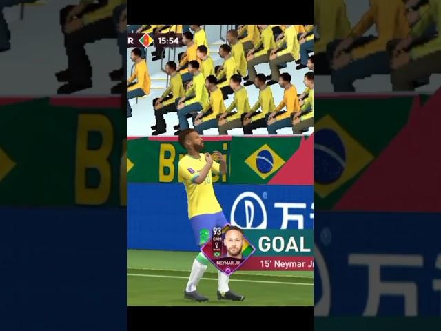 Neymar Jr beautiful goal and dance #viral #ytshorts #fifa #football #neymar #messi #ronaldo #dance