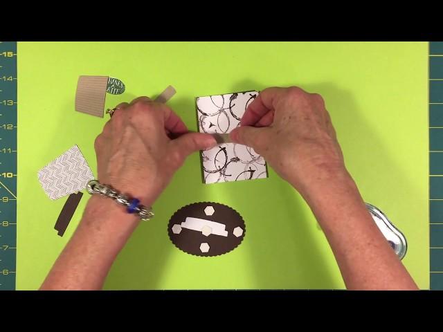 How to make a Coffee Cafe Envelope Gift Card Holder