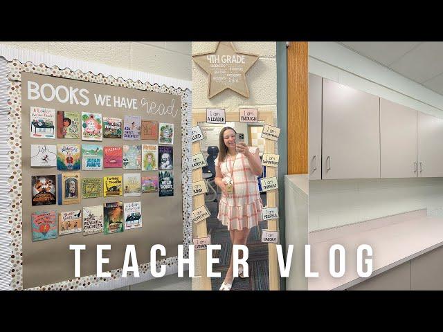 TEACHER VLOG: last week of school, maternity leave plans, + packing up my classroom