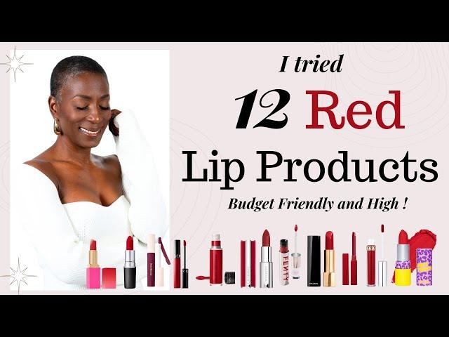 I Tried These 12 Red Lip Products and Here's What I Found | Makeup Over 40