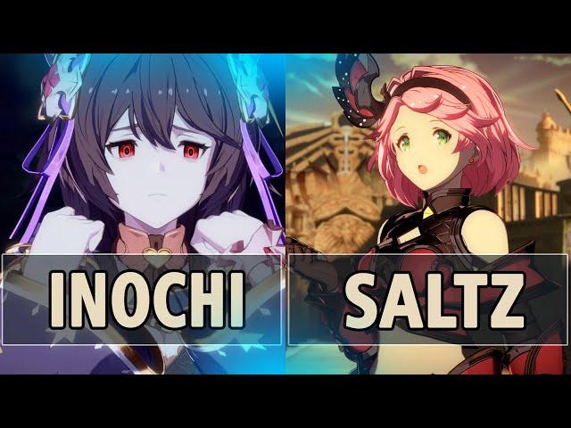 GBVSR:Inochi (Nier) Vs Saltz (Djeeta)| High Level Gameplay.