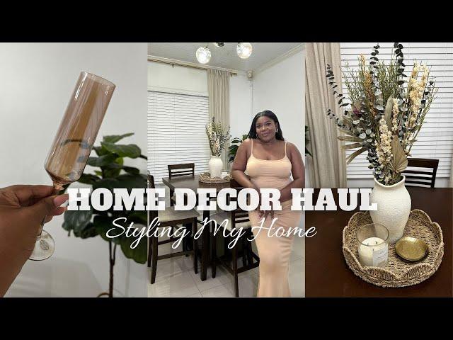 Home Decor Haul & Styling Video