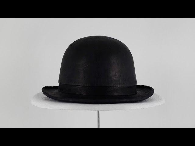 Leather bowler hat model 313: production shooting shots