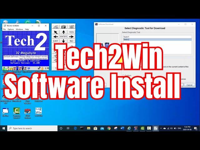 How to Install the Tech2Win Diagnostic Software