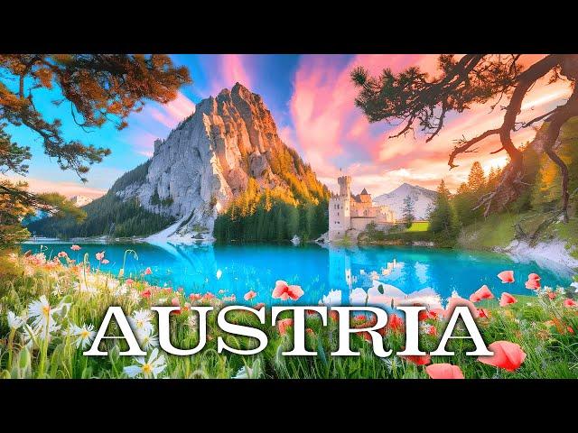 Austria Nature Drone Film (4K UHD) with Calming Piano Music