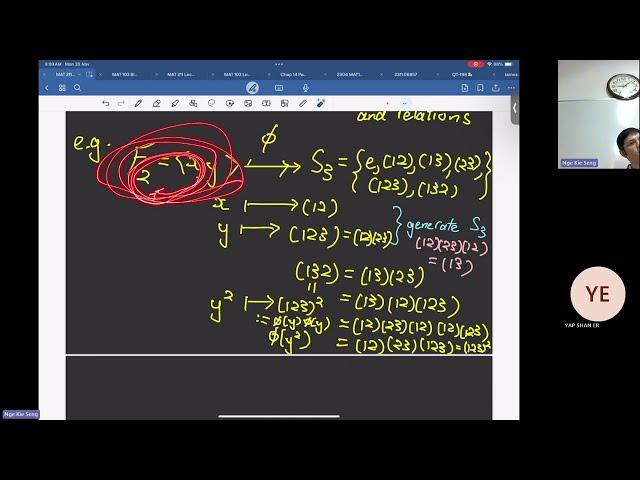 【Abstract Algbera I Lecture 18】Group Actions -  MAT211 | Nge Kie Seng 20231120