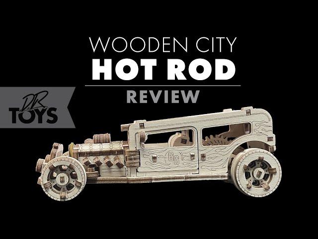 Wooden City Hot Rod Build and Review / Wooden Mechanical Model