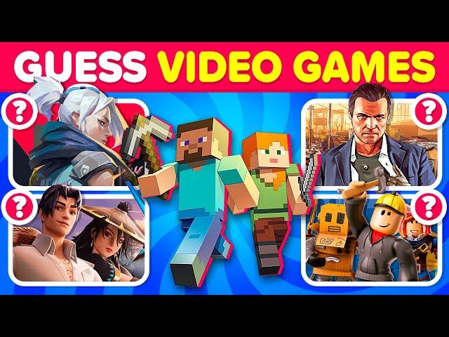 GUESS THE VIDEO GAME | 50 Video Games Quiz Trivia - PlayQuiz Challenge