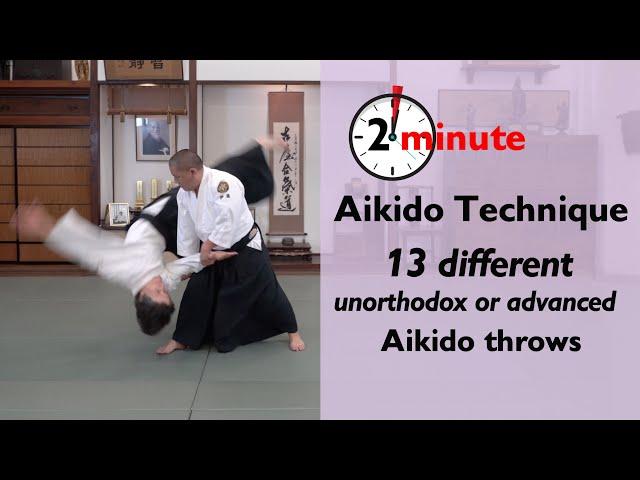 13 different Aikido nage waza or throws  - #aikido #aikidothrows #nagewaza #aikidocenterla