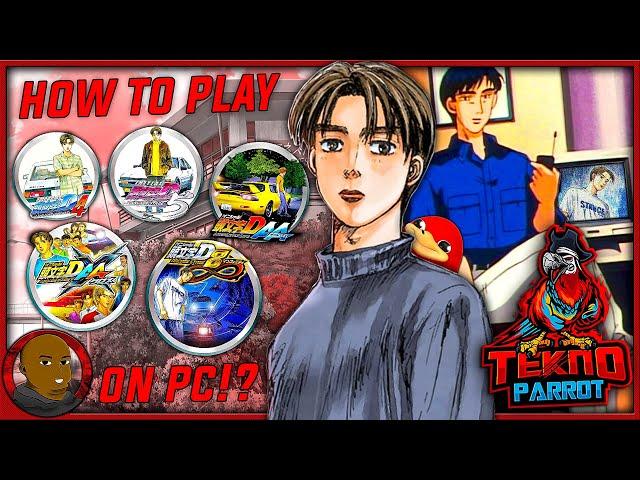 HOW TO PLAY INITIAL D ARCADE STAGE 4/5/6/7/8 ON PC USING TEKNOPARROT!