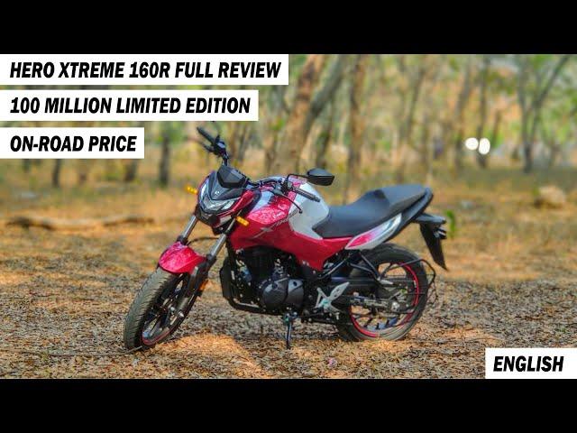 Hero Xtreme 160r Review | 100 Million Limited Edition | All features Explained In English | Price ?