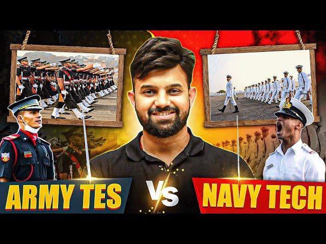 TES vs Navy Tech | Difference Between Army TES and Navy Tech | Indian Army TES | Cadet Entry Scheme