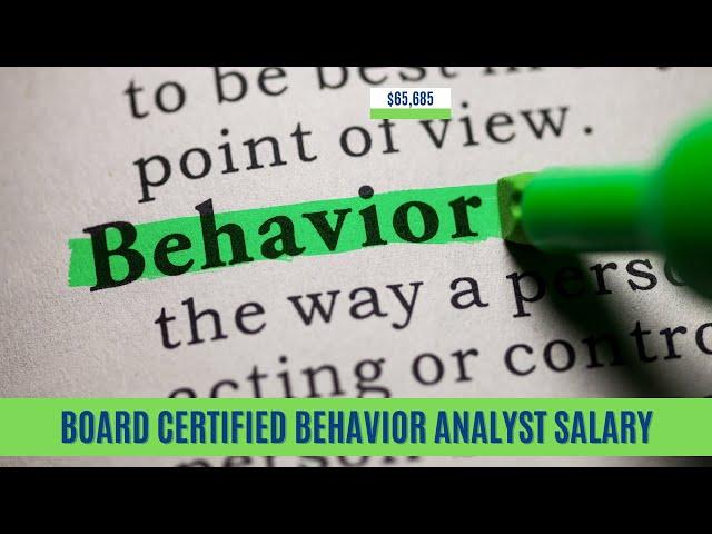 Board Certified Behavior Analyst Salary