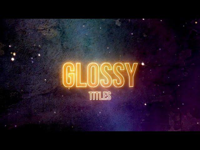 Glossy 3D Chrome Title Animation After Effects 2023 and Element 3D Tutorial -