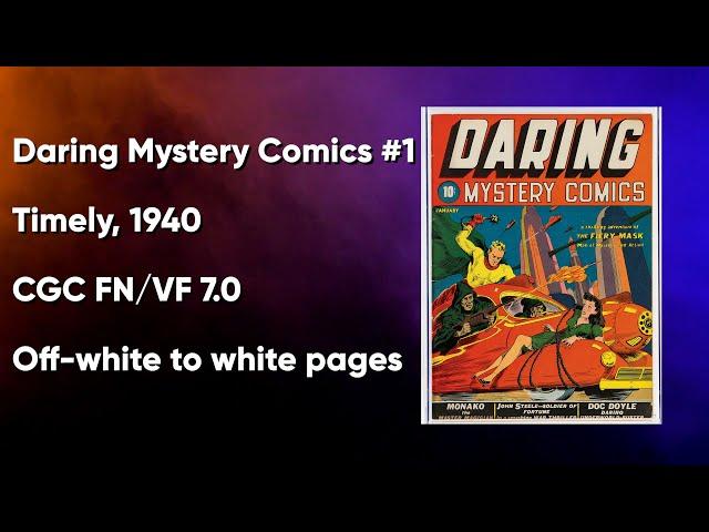 Daring Mystery Comics #1 (Timely, 1940)