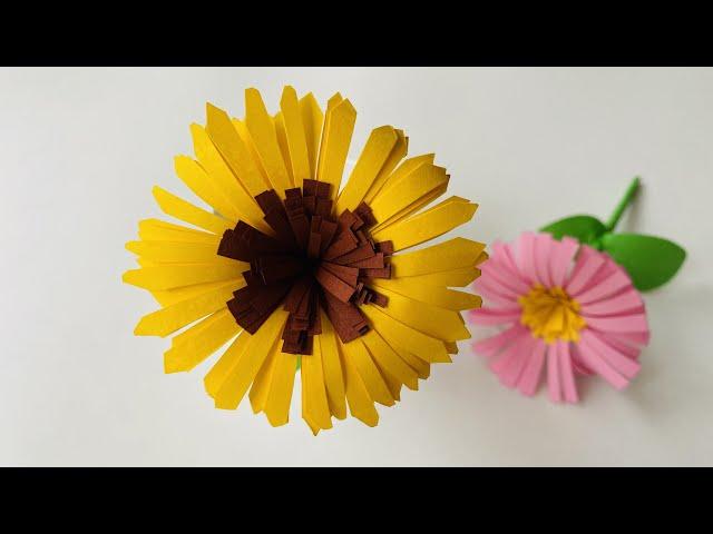 How to make Paper Flower | Paper Flower Making | Paper Flower DIY | Noreva Projects