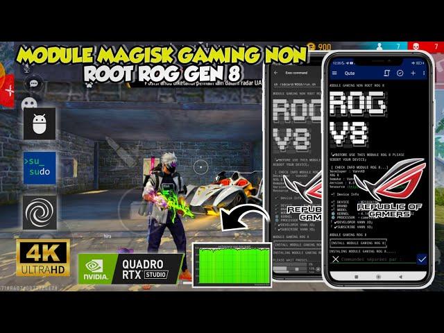 IMPROVE DEVICE PERFORMANCEMAGISK GAMING NON ​​ROOT ROG VIP MODULEHOW TO INSTALL NON ROOT MODULE