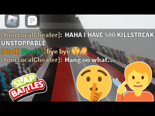 Surprising Hackers With [Staff] Chat Tag #3 | Slap Battles Roblox