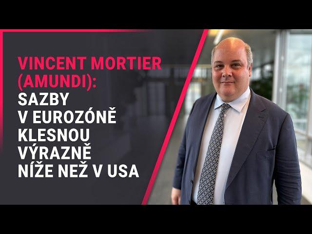 Vincent Mortier (Amundi): Sazby v eurozóně klesnou výrazně níže než v USA