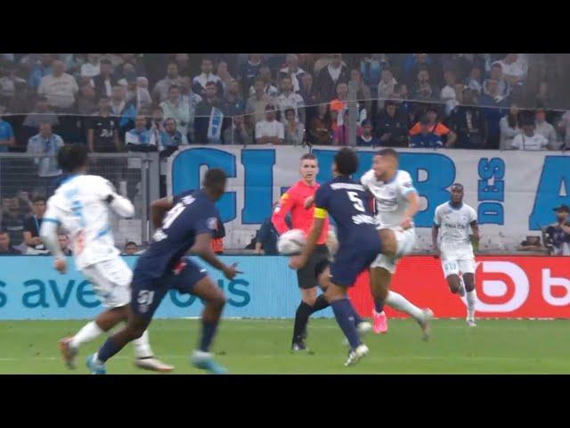 Amine Harit Red Card vs Marseille, João Neves Goal, PSG vs Marseille Highlights, Ligue 1 2024