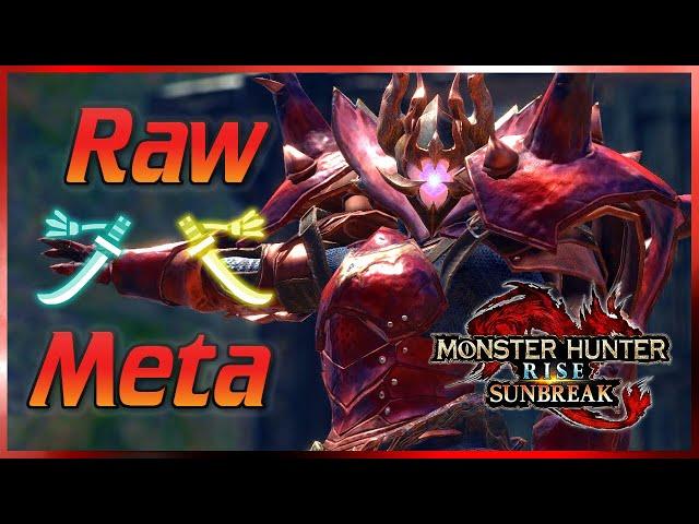 MHRise Sunbreak - BEST META RAW Long Sword Builds! (MHR Guide) 太刀 モンハンライズ