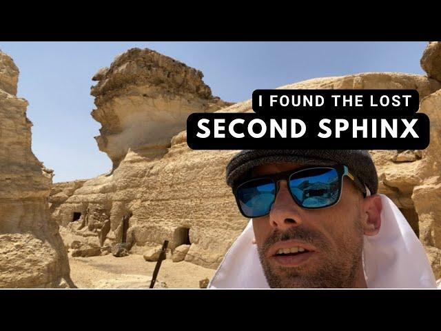 I Found The SECOND Sphinx And An Undiscovered Tomb At The Giza Pyramids in Cairo Egypt. 