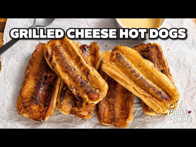 Grilled Cheese Hot Dogs are INSANE | Weber Slate Griddle