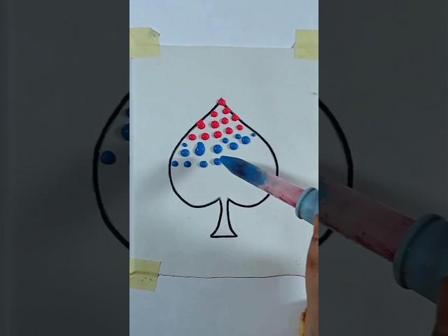 Colormixing drop art #shorts #youtubeshorts #dropart #satisfying #tiktokvideo