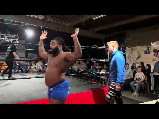 March 7, 2025 MIW Wrestling/Marko Harris vs Isiah Cone w/Justin Case