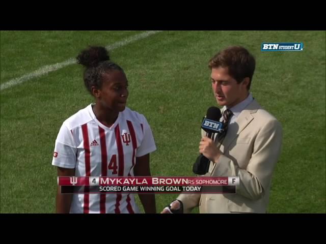 Mykayla Brown Interview After IU's OT Win