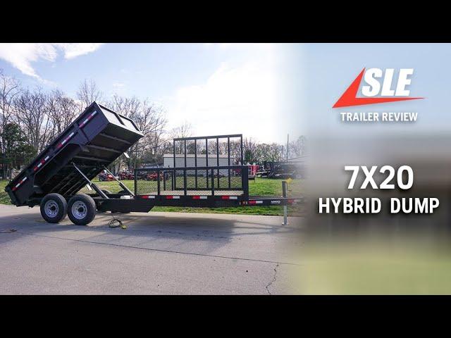 Overview of 7x20 Hybrid Utility/Dump Trailer | #sleequipment #lawncare #trailer