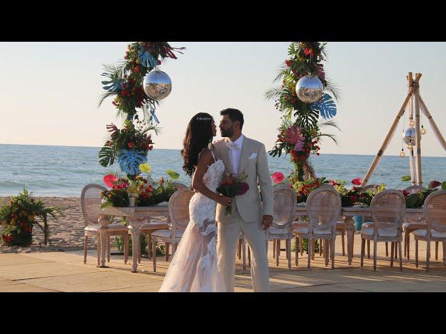 Tropical Paradise Beach wedding